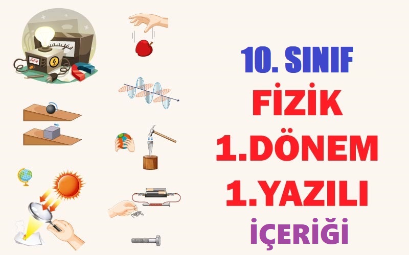 10.Sınıf Fizik 1.Dönem 1.Yazılı